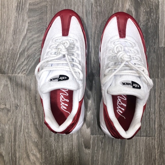 Nike Air Max 95 LX Red Crush Satin & Terry NWOT - Picture 6 of 8